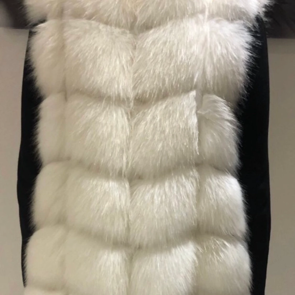 Pälsväst Vit  - 90