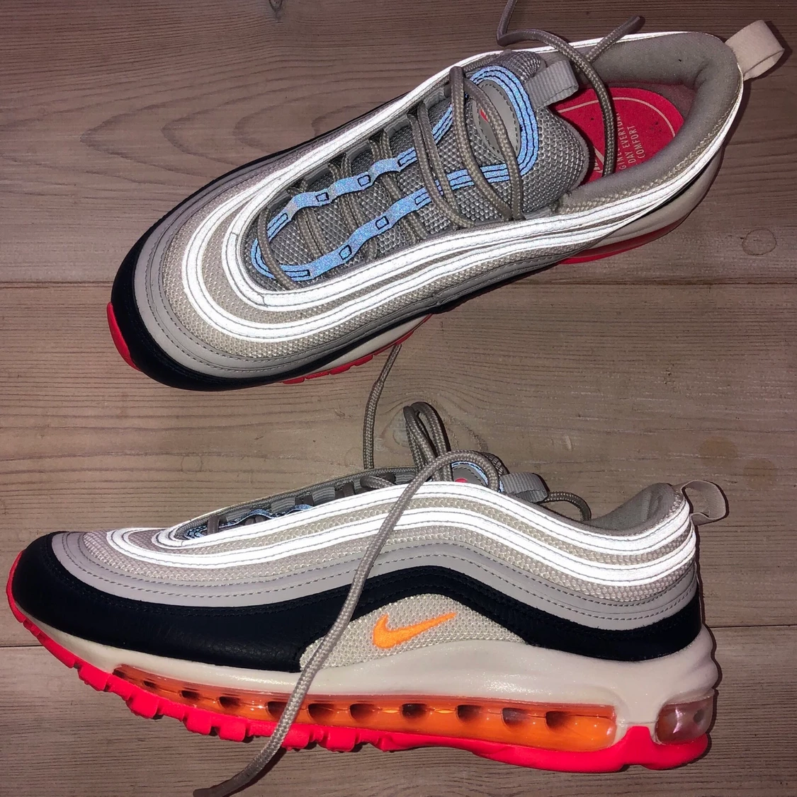 Air Max 97 Midnight Navy Racer Pink Laser Orange - 90