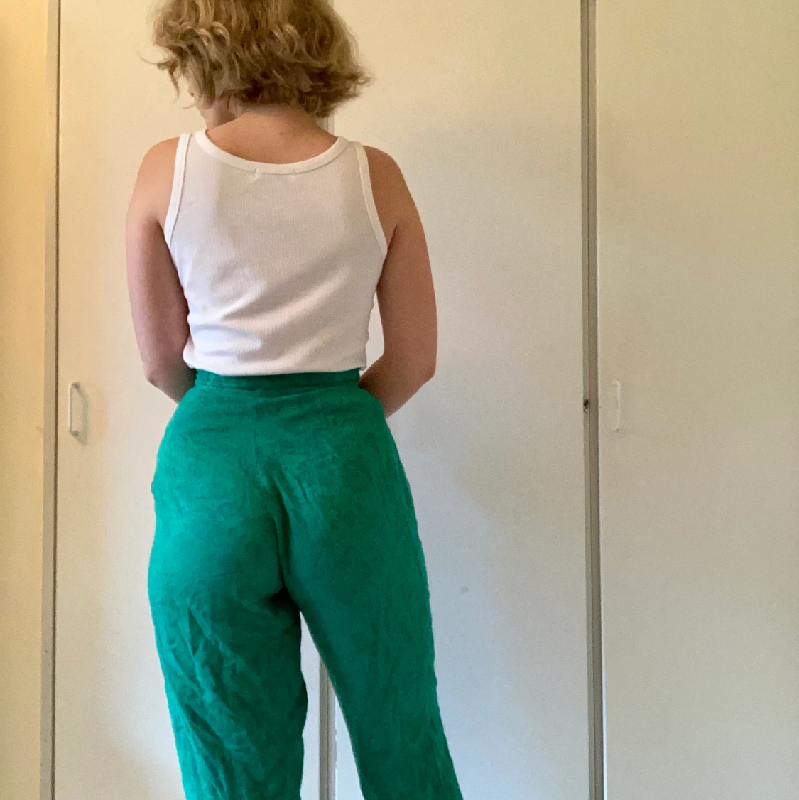 Gröna vintagebyxor - 91