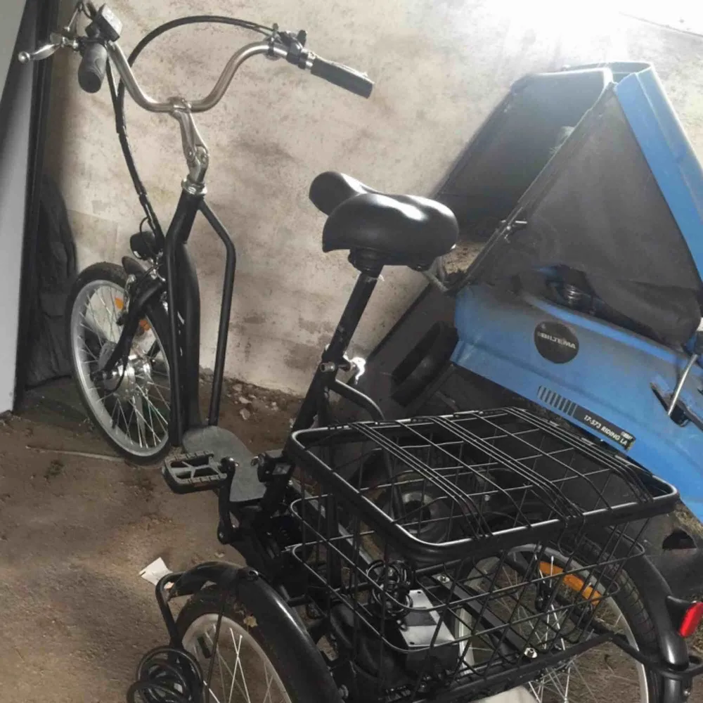 Säljer en jätte fin Lyfco trehjuling elcykel. Priset kan diskuteras. Finns kvitto. mer information här: https://outl1.se/trehjulig-elcykel. Övrigt.