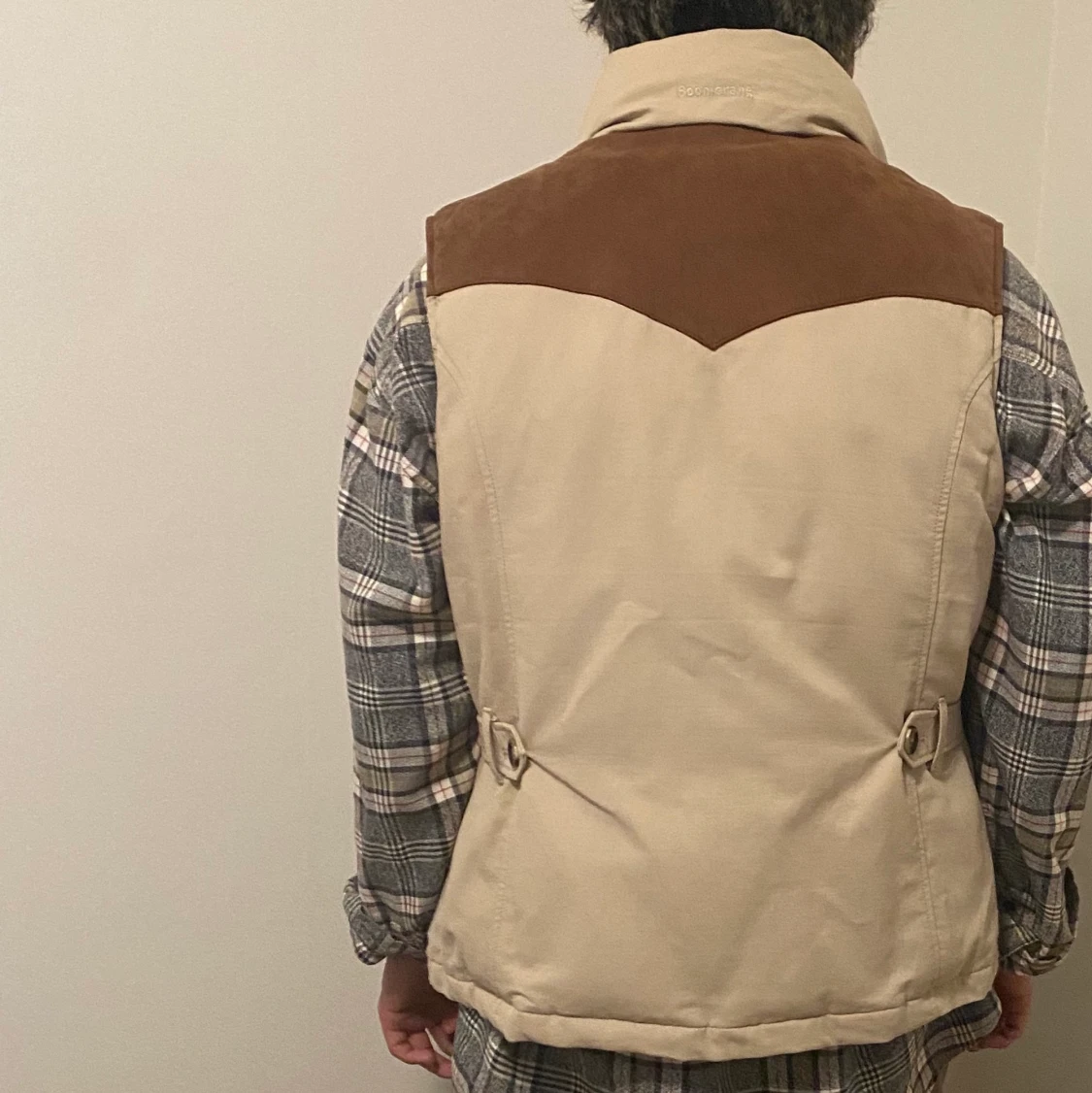 Boomerang Beige Dunväst Strl: L - 90