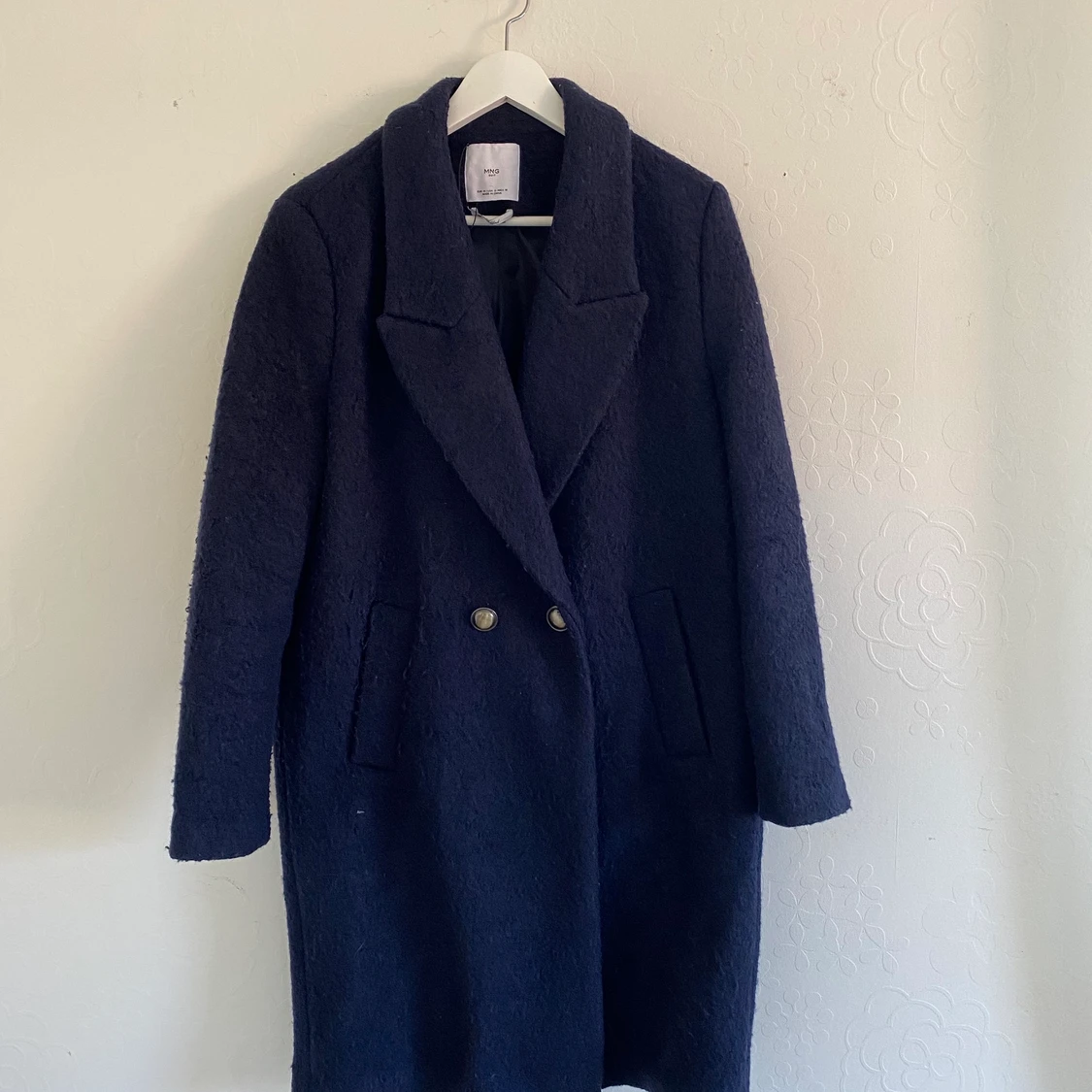 Blå kappa från mango