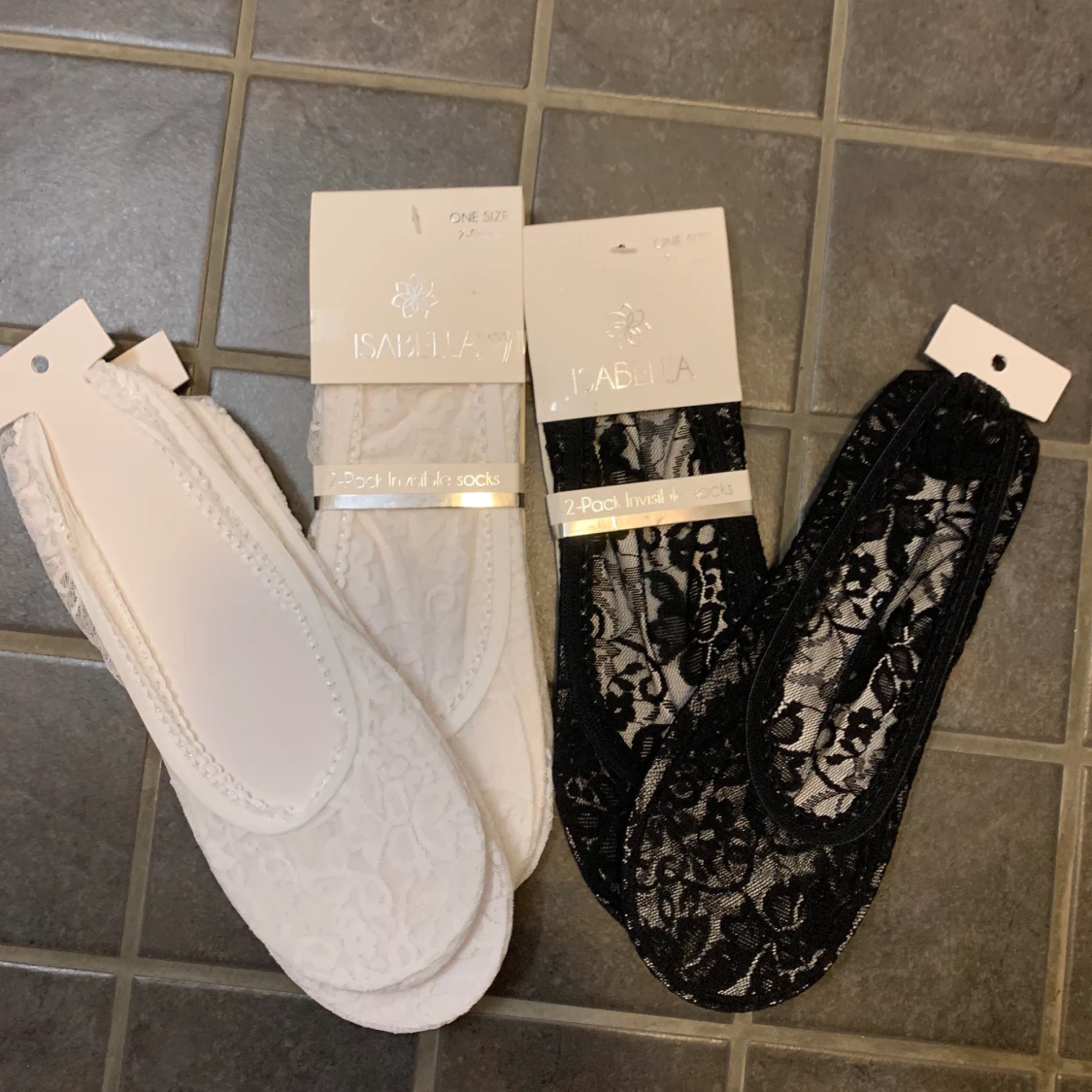 Spetsstrumpor - one Size