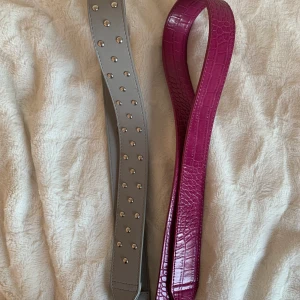 Snygga och balla väskband - Säljer mina näst intill oanvända väskband från don Donna. En stor detalj till väskan som gör den ännu snyggare. 80 kr styck 