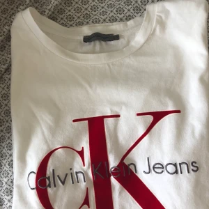 T-shorts från Calvin Klein  - Vit t-shirt från Calvin Klein i stl S. Änvänd enstaka gånger så i mycket fint skick.