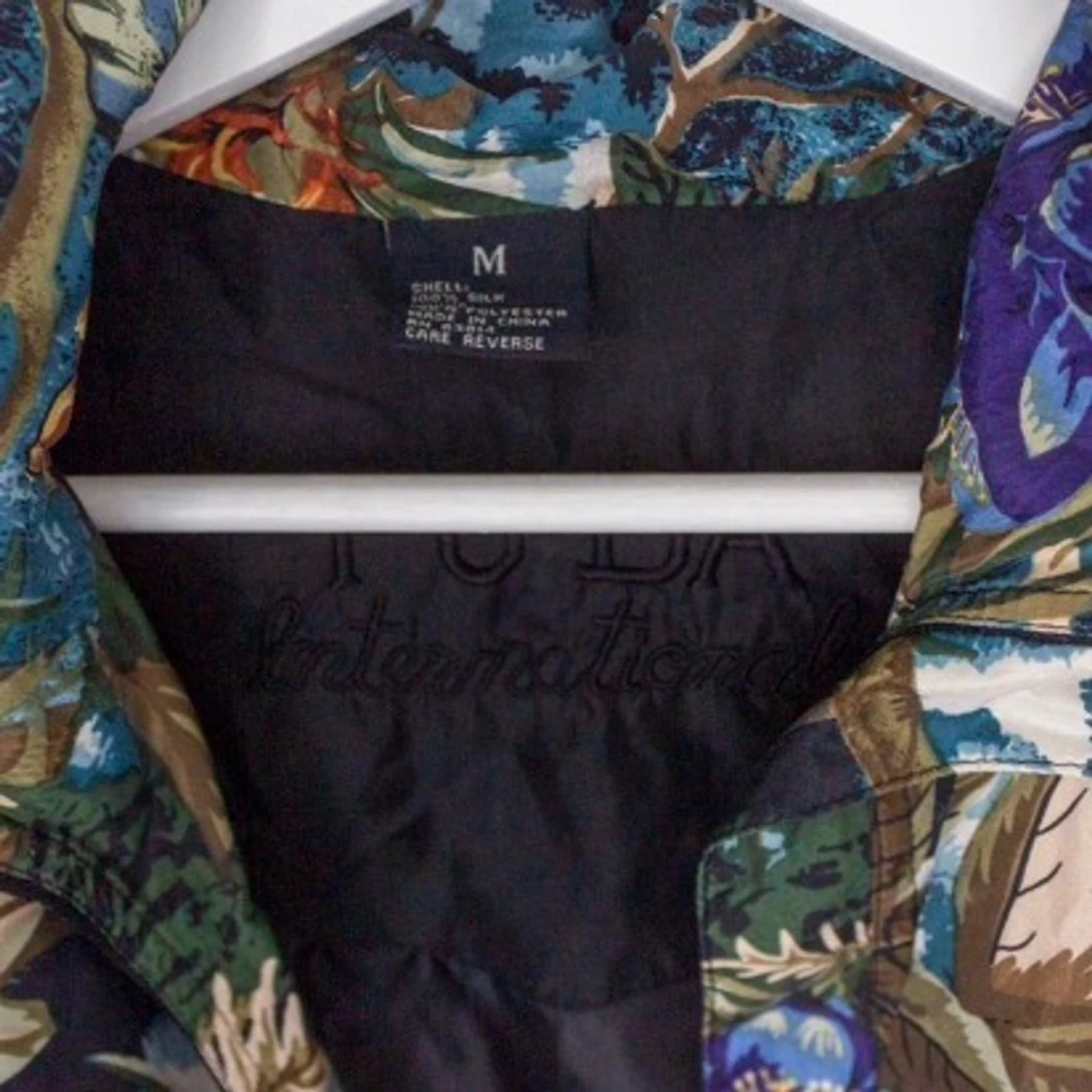 Retro bomber med fint mönster - 91