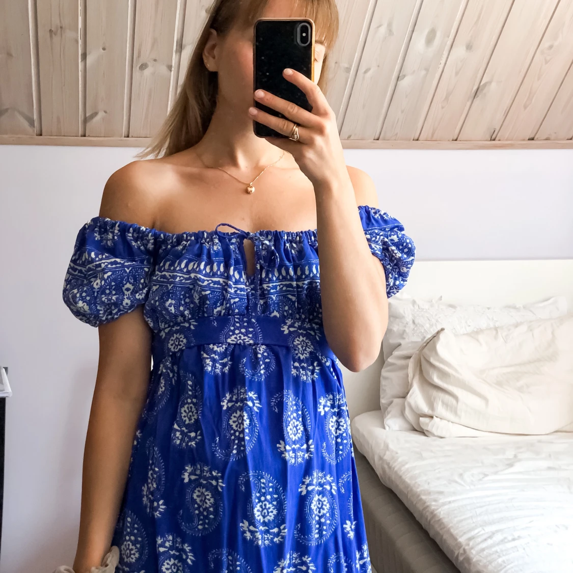 Blå sommarklänning - 91