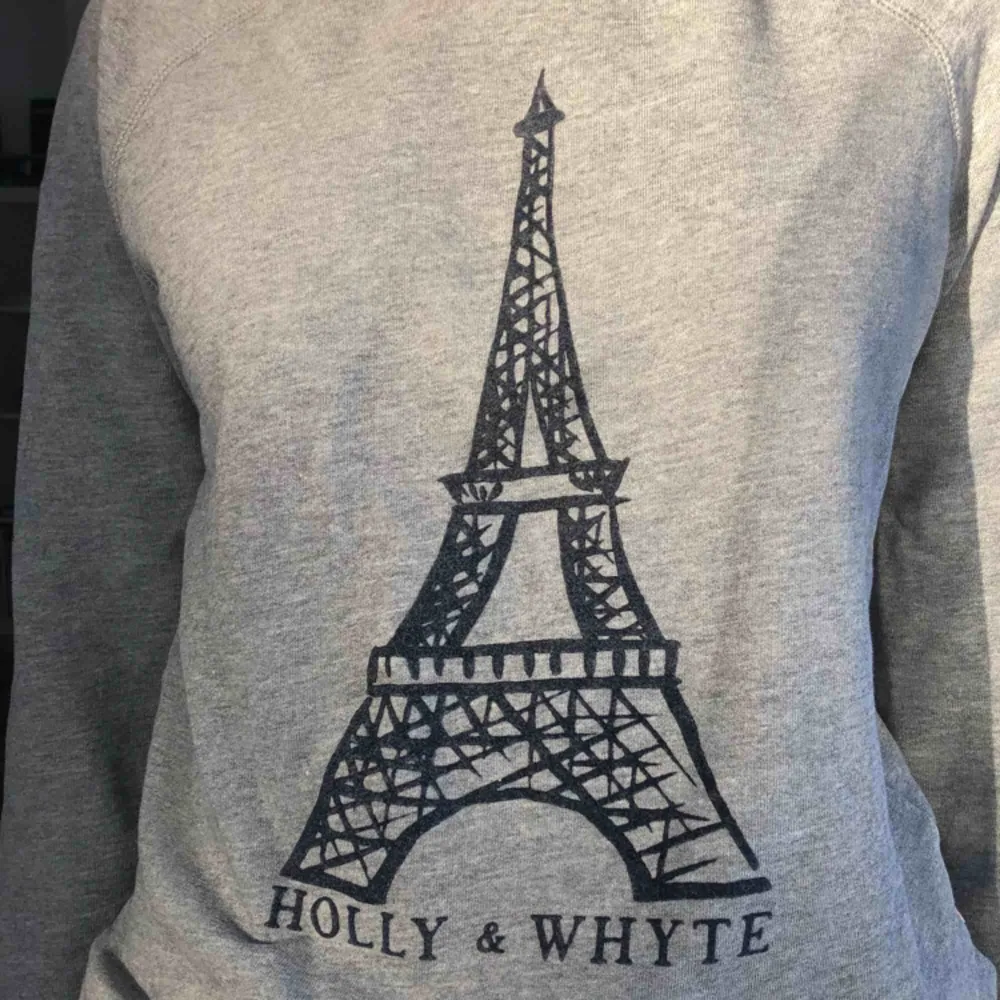 Fin sweatshirt med Eiffeltornet på. Kan skicka mer bilder om det önskas. Inga fläckar och i bra skick. Köparen står för frakt. . Tröjor & Koftor.