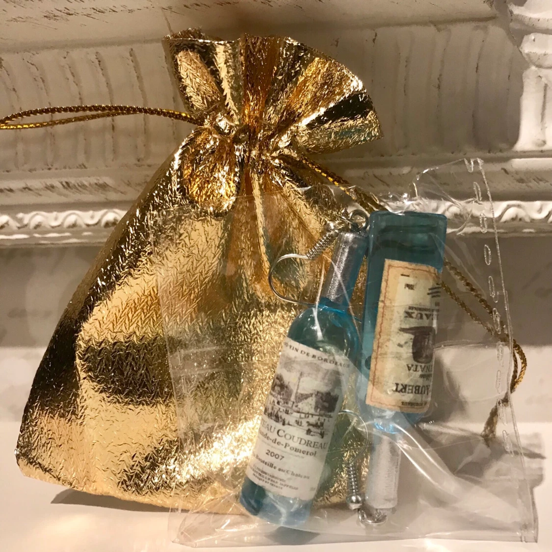 🍸🥳NYA INPLASTADE AKRYL ÖRHÄNGEN LIKÖR FÖASKOR💎🍸 - 91