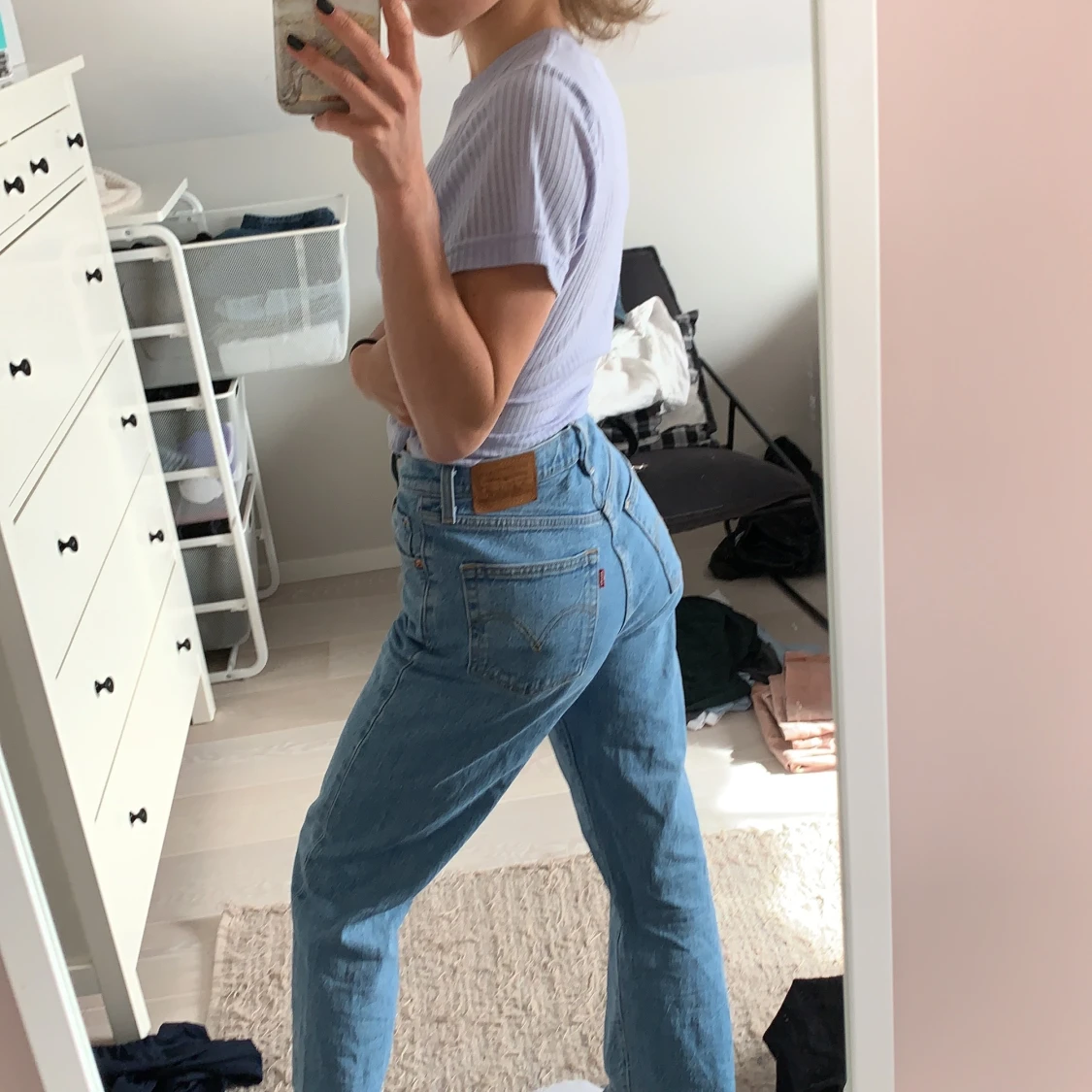 Levis ribcage jeans strl 26