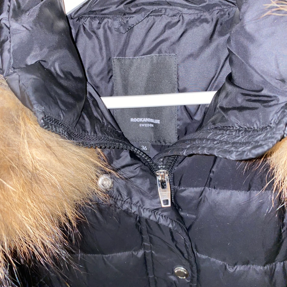 Rockandblue jacka äkta päls  - 90