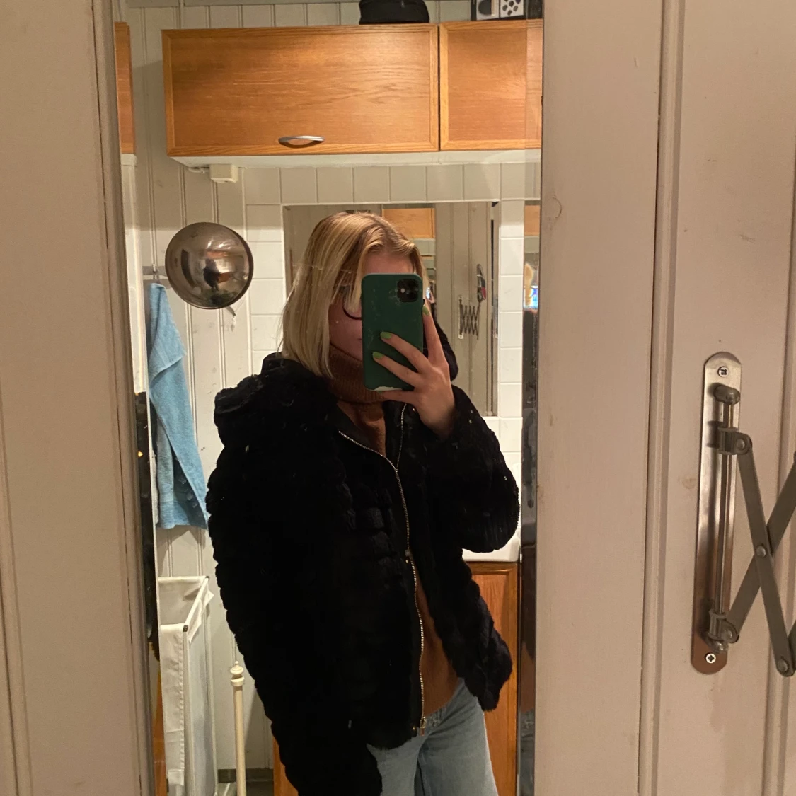 Fuskpälsjacka  - 90