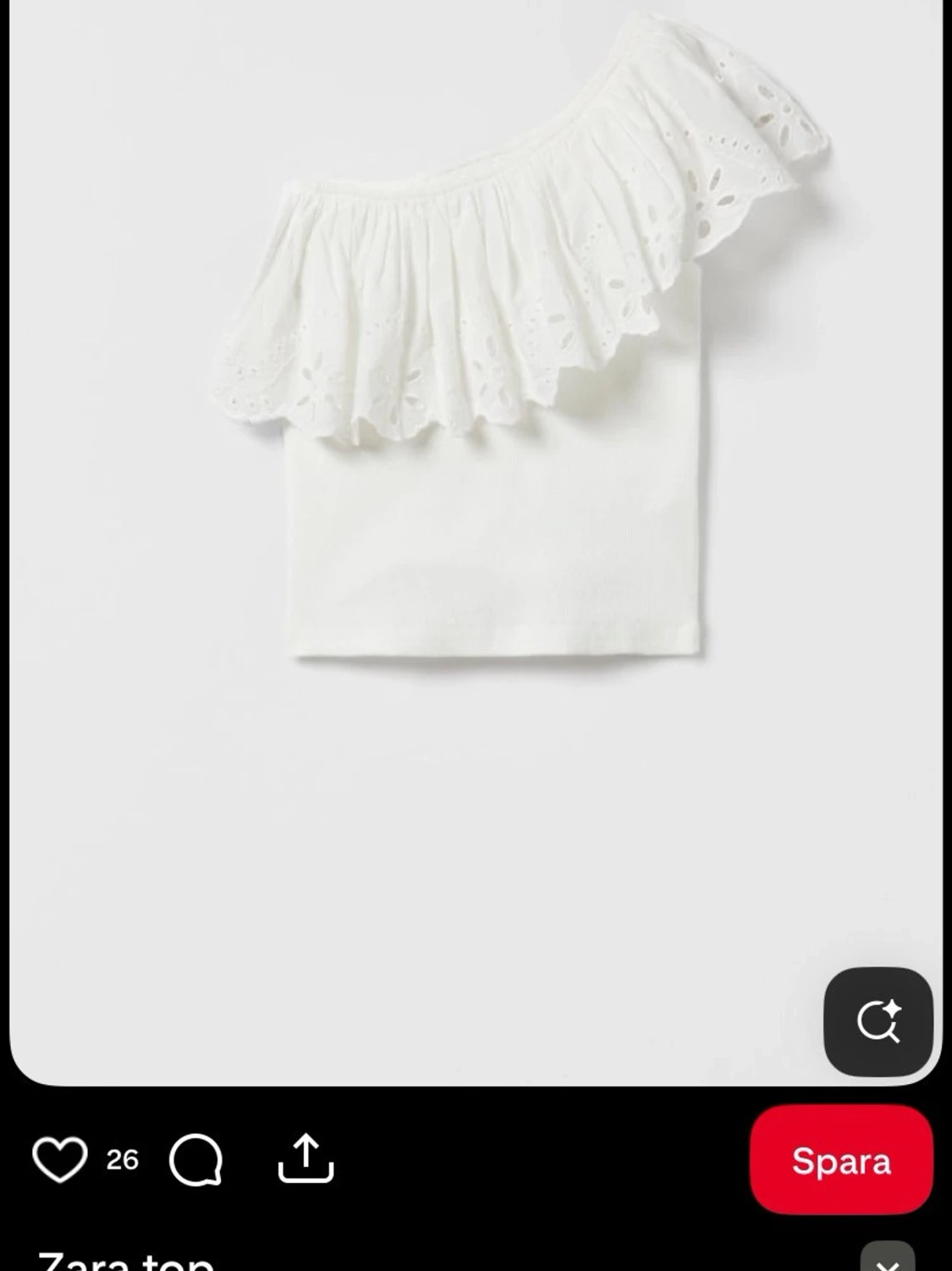 Off shoulder topp