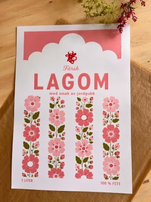 Poster A3 Lagom - Posters du inte hittar överallt ✨ Egen design, färgstarka motiv & retrokänsla. Trycks av mig på premiumpapper.