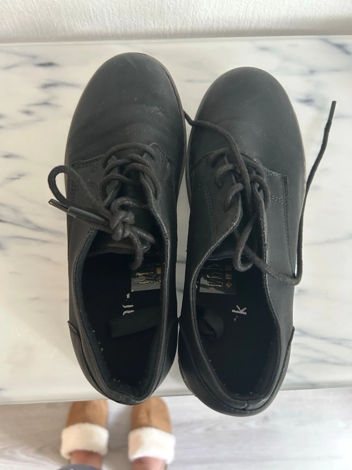 Svarta loafers med snörning - 2