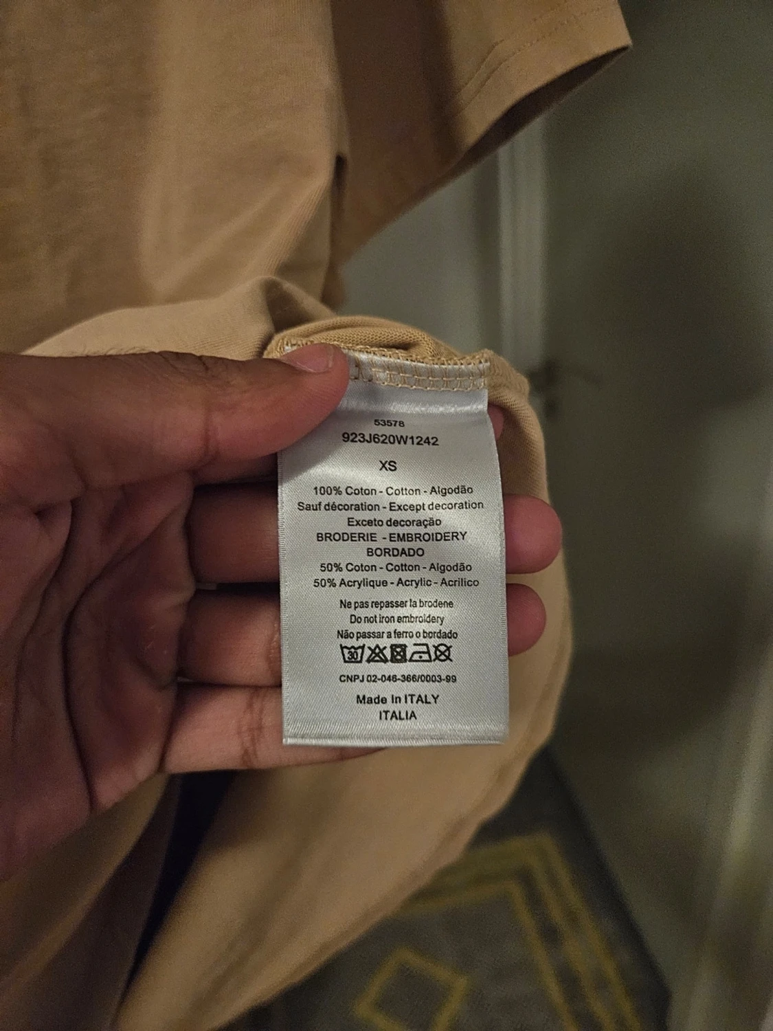 Beige t-shirt från Dior - 3