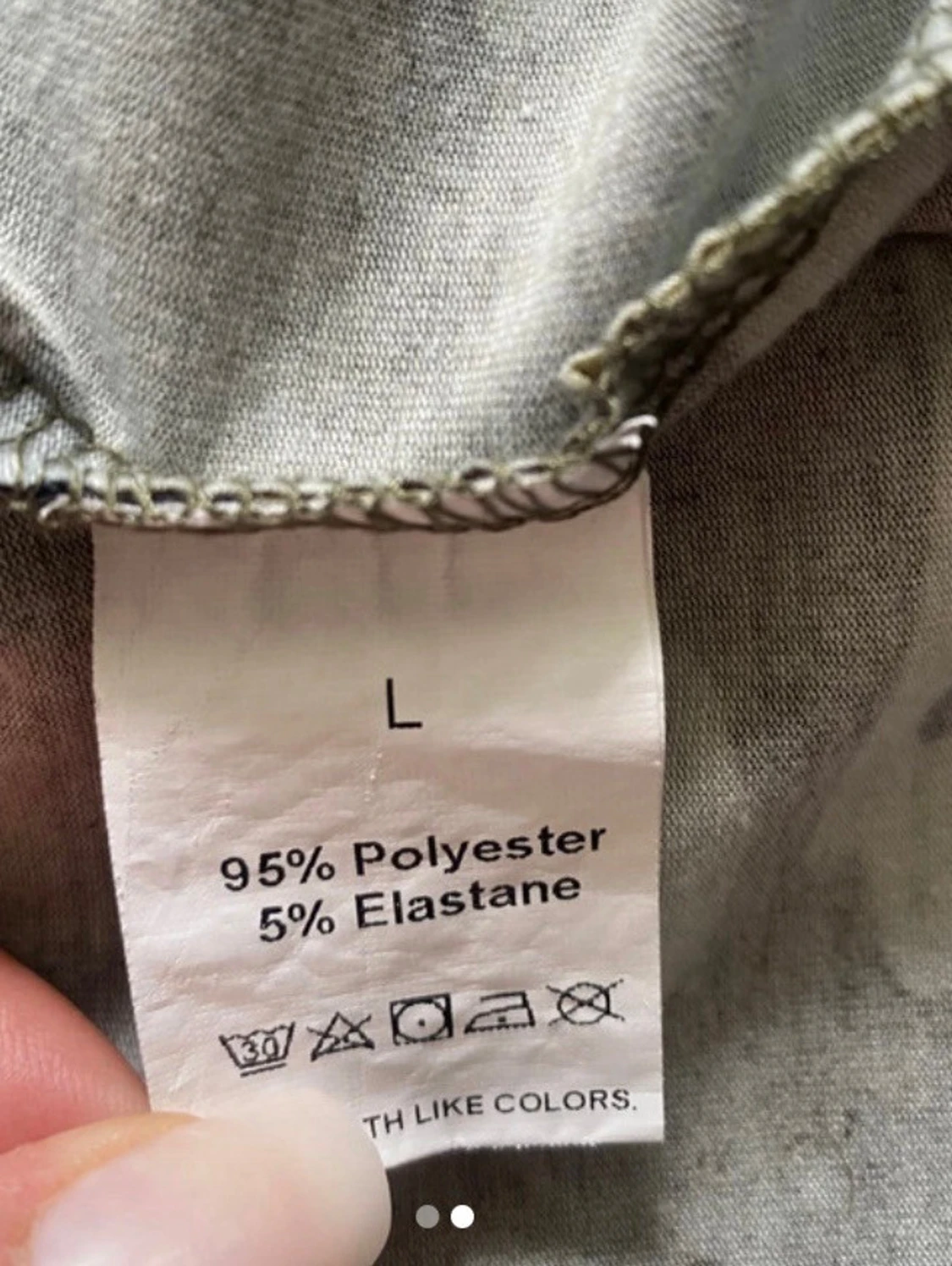 Camo tight klänning i polyester - 1
