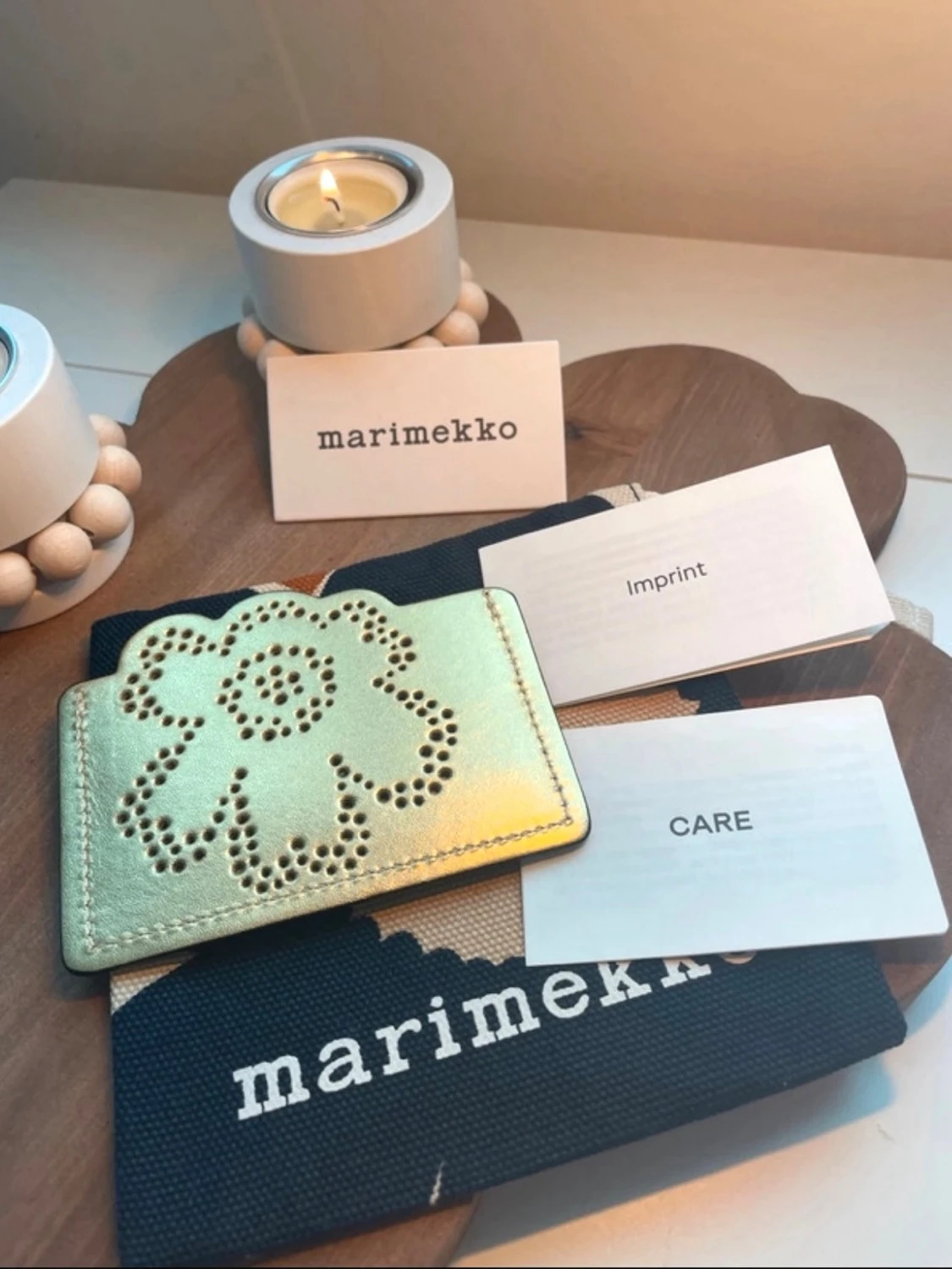 Marimekko Unikko Imprint card holder - 2