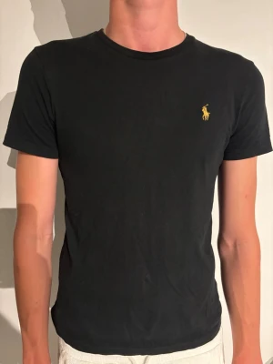 Svart t-shirt polo Ralph Lauren  - Svart t-shirt i bomull med rund hals och korta ärmar. Perfekt till jeans eller shorts för en enkel och snygg outfit.