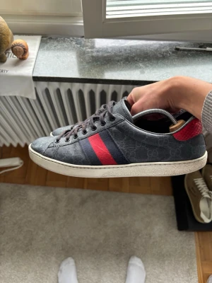Gucci ace skor - Snygga Gucci ace i storlek 42. Bra skick inga stora defekter! Nypris 7000+ säljer för endast 1499! Inget og.