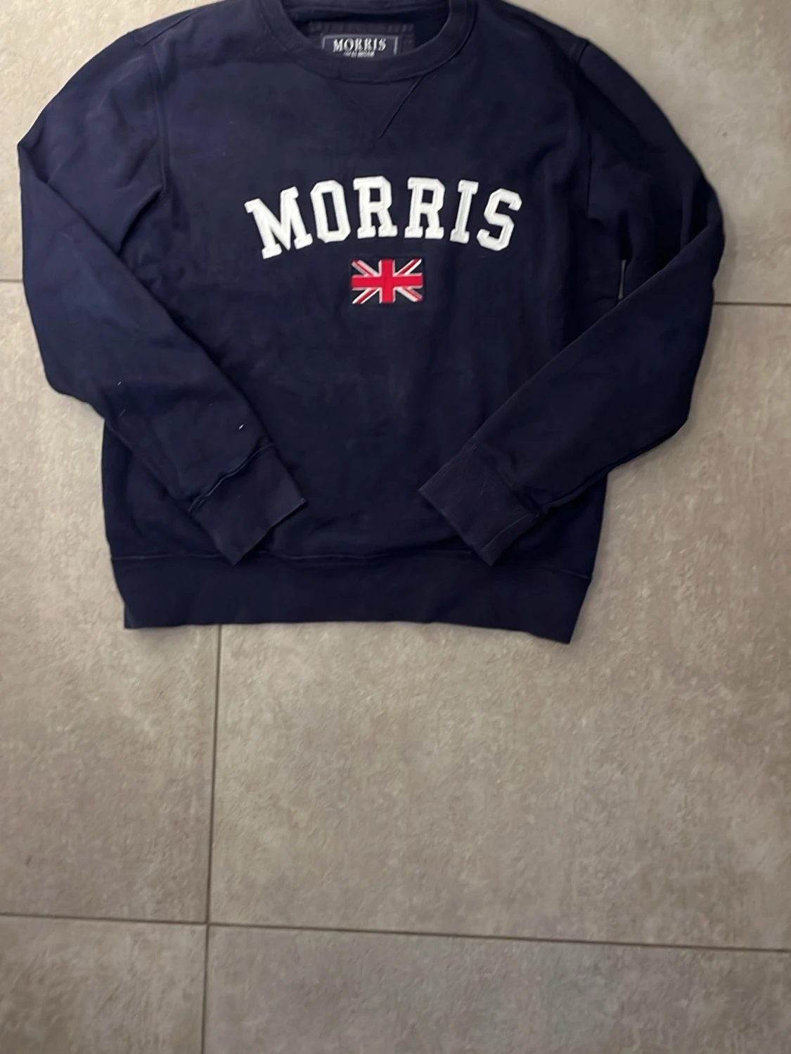 Marinblå sweatshirt från Morris