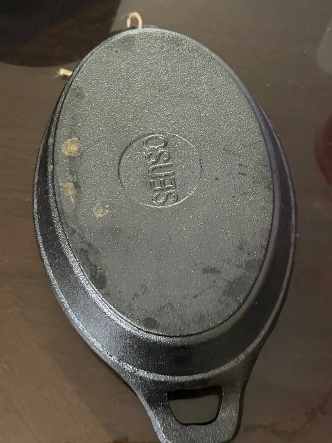 Ovala gjutjärnsformar med handtag - 6