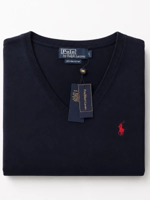 Helt ny Mörkblå tröja från  Polo Ralph Lauren - strl S - Helt ny med etikett och oanvänd.  Ordinariepris: 1300 kr.