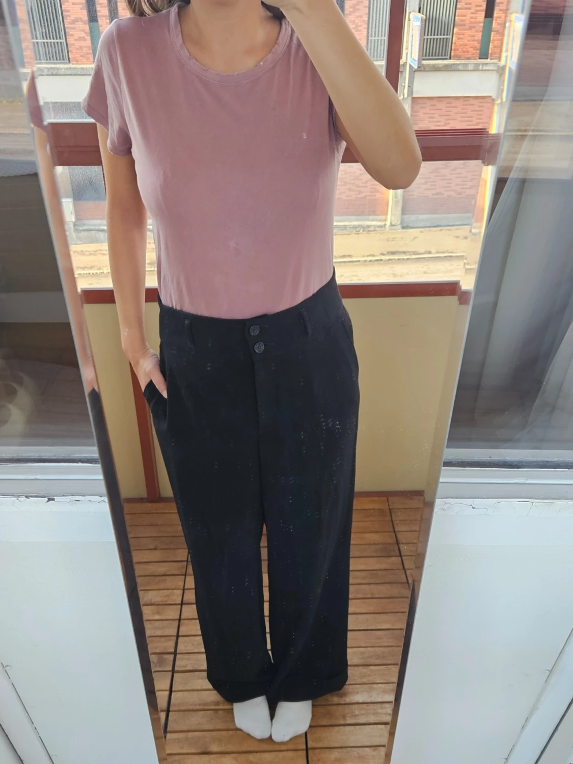 Rosa topp från Aerie - 4