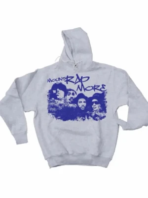 Mount Rapmore hoodie  - Hoodie, bra skick, använd ett fåtal gånger 
