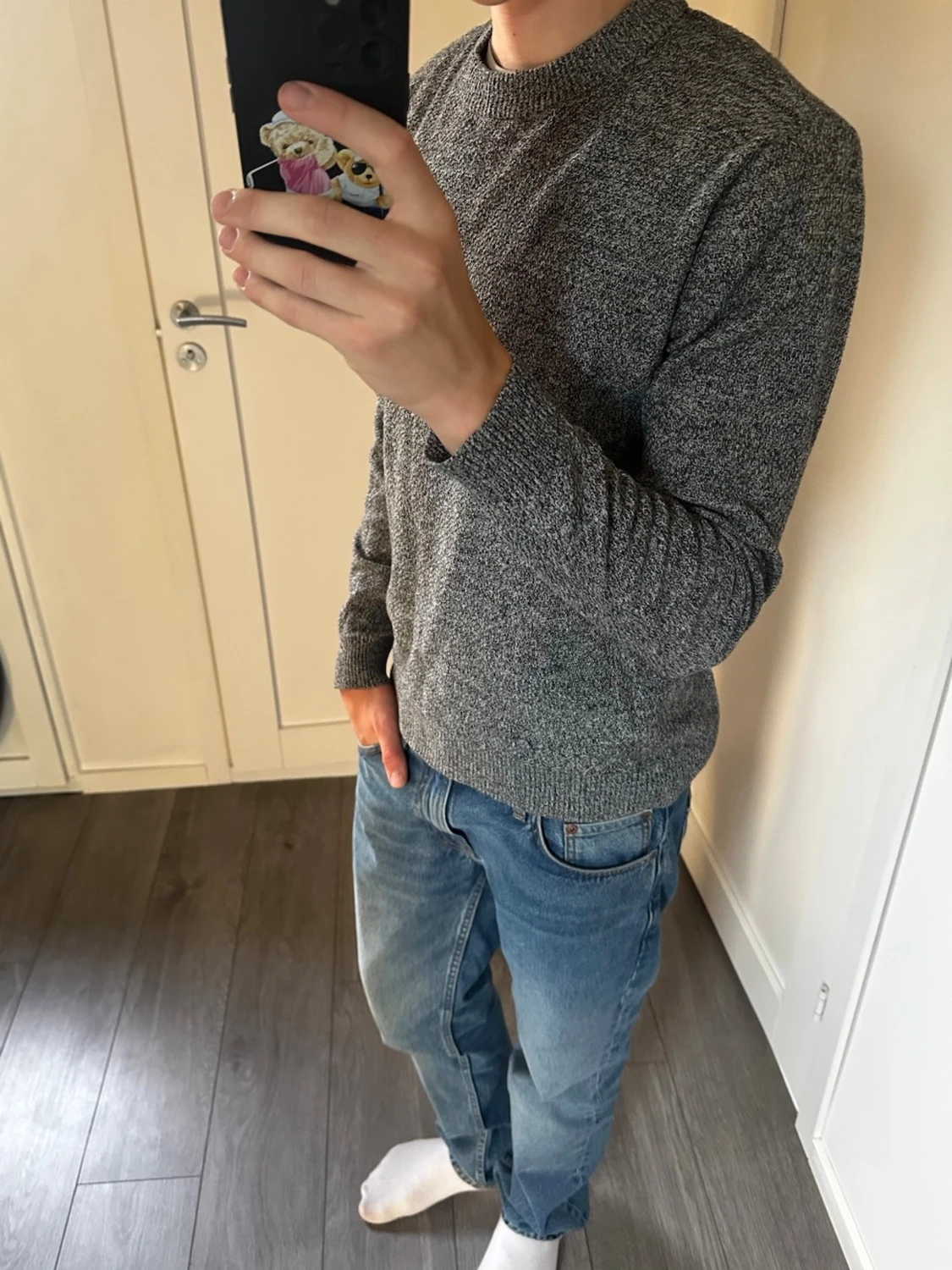 Grå Selected Homme tröja  - 2