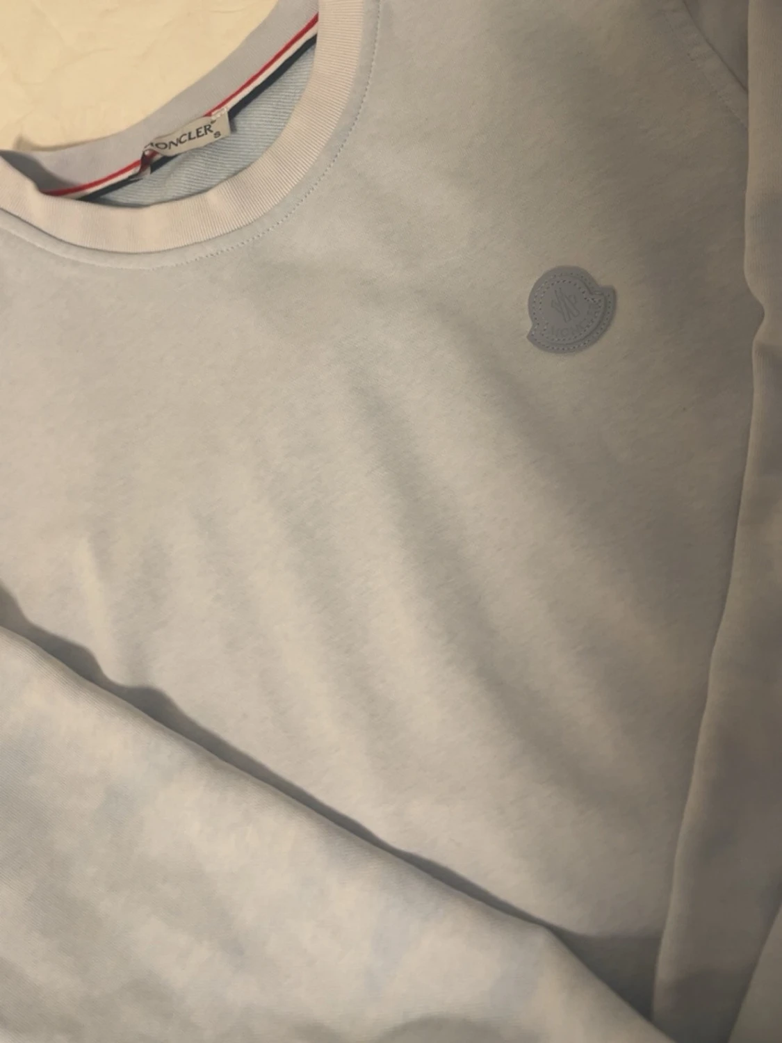 Ljusblå sweatshirt från Moncler - 3