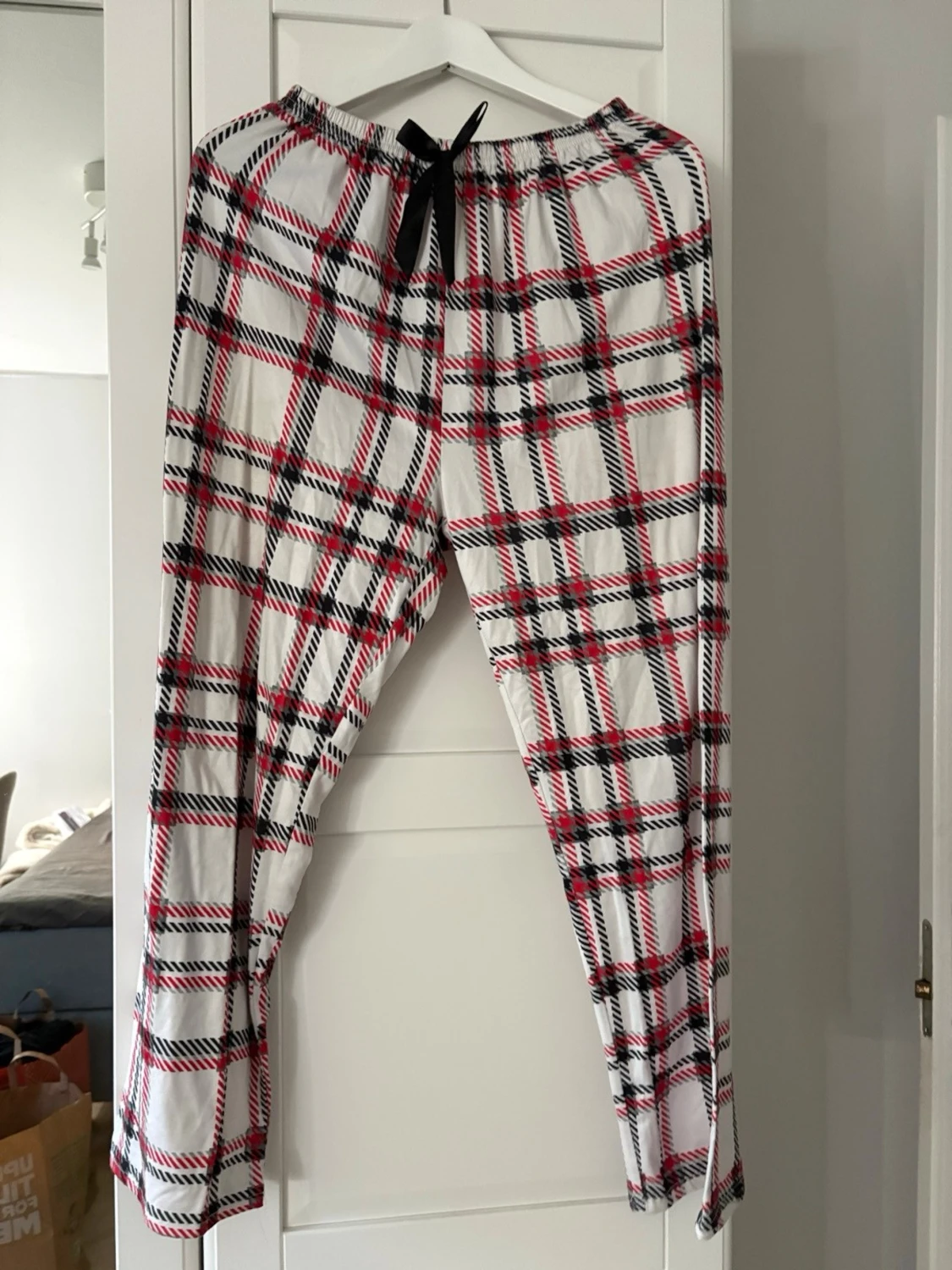 Rutiga pyjamasbyxor och shorts - 1