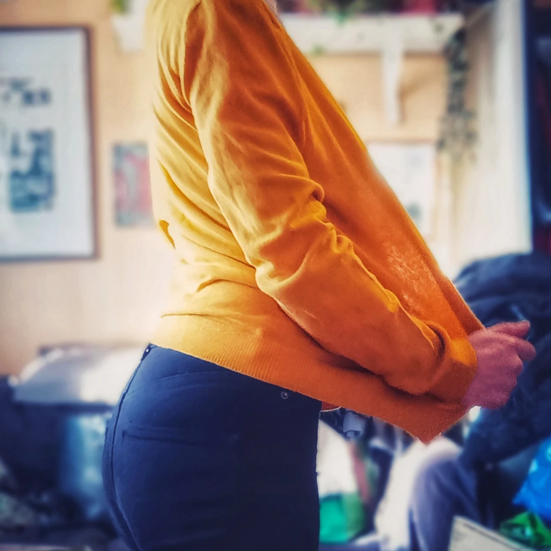 Gul kofta i bomull - 3