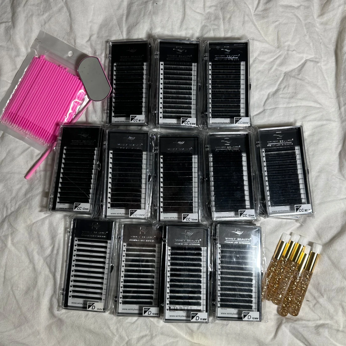 Ögonfransförlängning - Individuella fransar  - 90