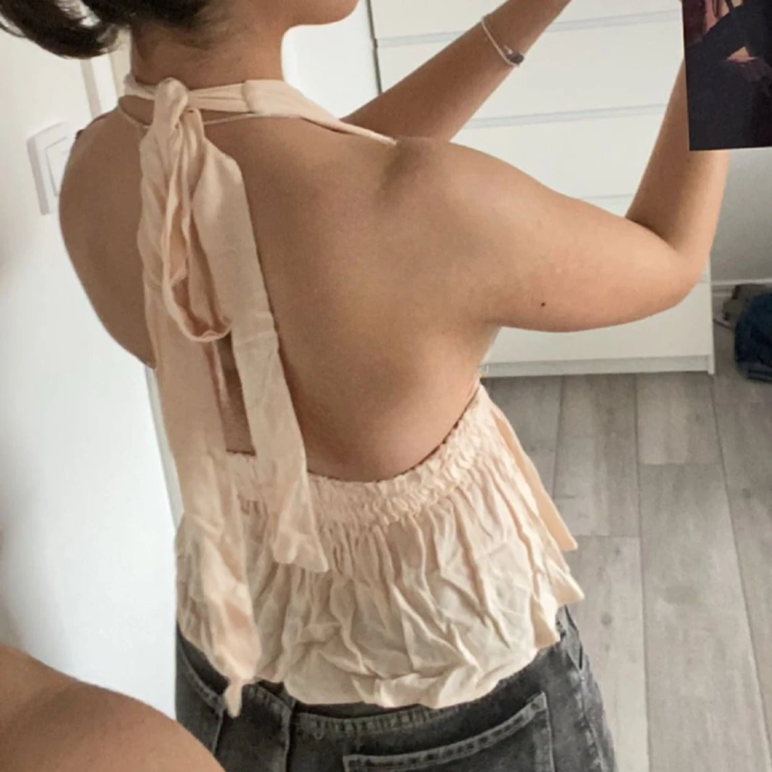 Beige halterneck topp - 39