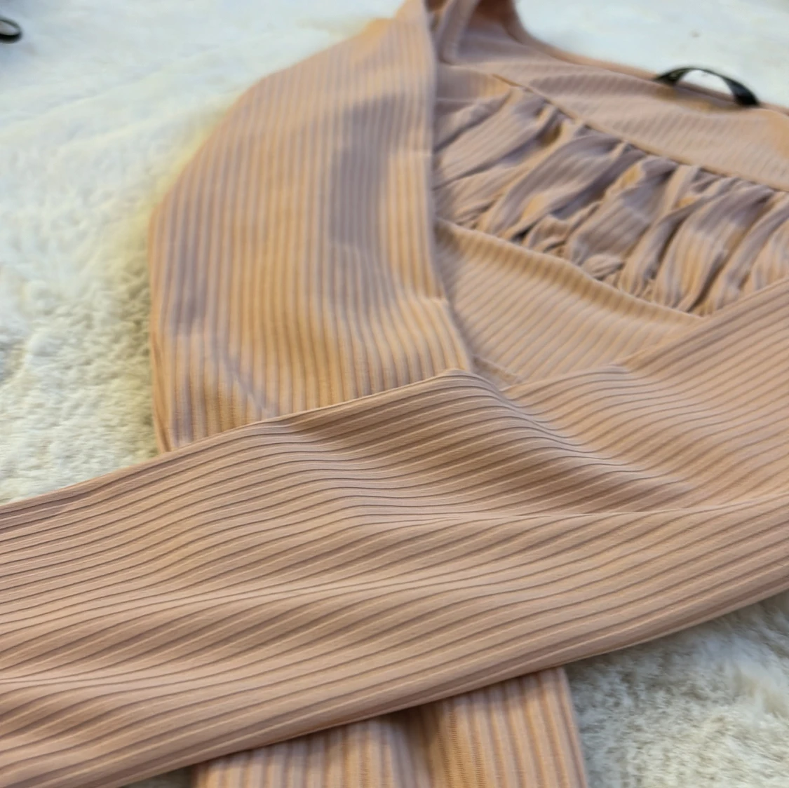 Rosa ribbad topp från Shein - 91