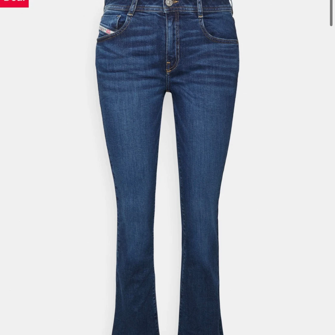 Blå bootcut jeans