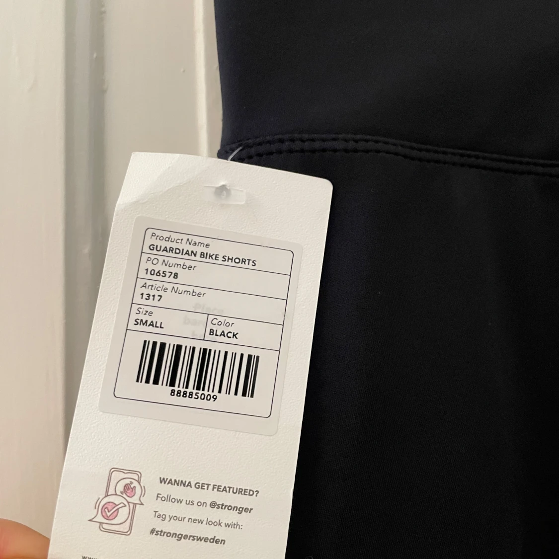 Svarta cykelshorts från Stronger - 91