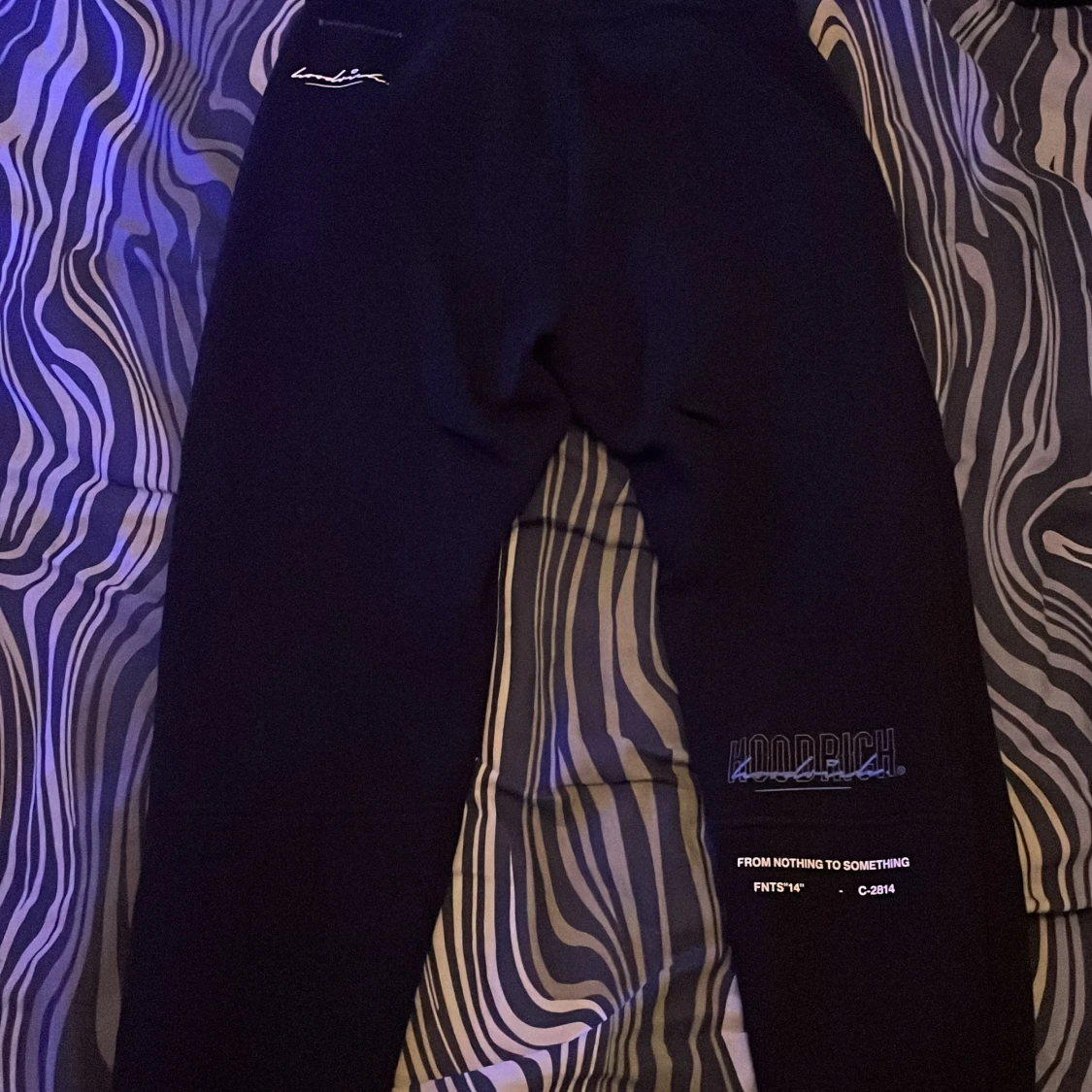 Svarta Hoodrich byxor  - 1