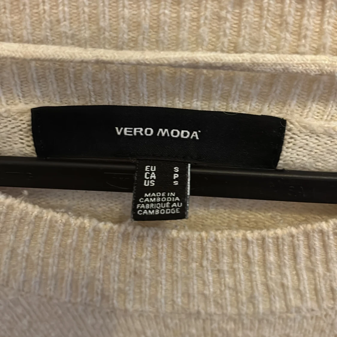 Beige och blå tröja från Vero Moda - 2