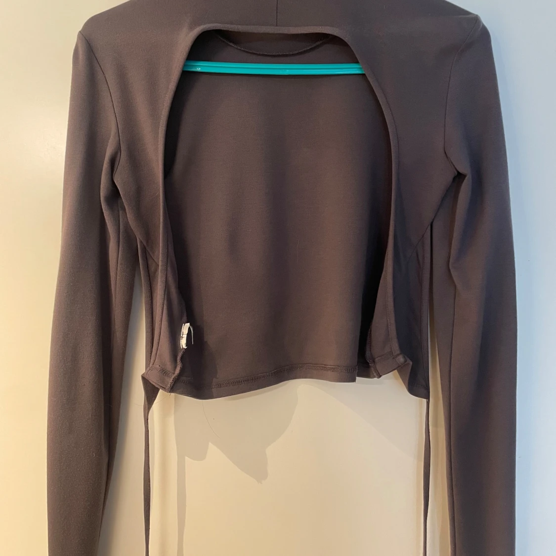 Svart långärmad topp