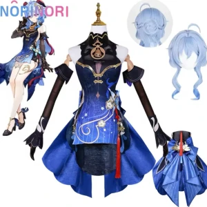 Full Ganyu cosplay skin - Säljer en ganyu skin cosplayklänning med. Säljer med allt, använd 2 gånger, bjälran är lite söner men går enkelt att fixa. Perfekt för cosplay- priset kan diskuteras. Köpt för 1100 orginellt