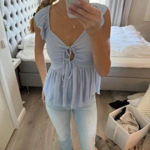 Blå topp - Blå topp storlek xs