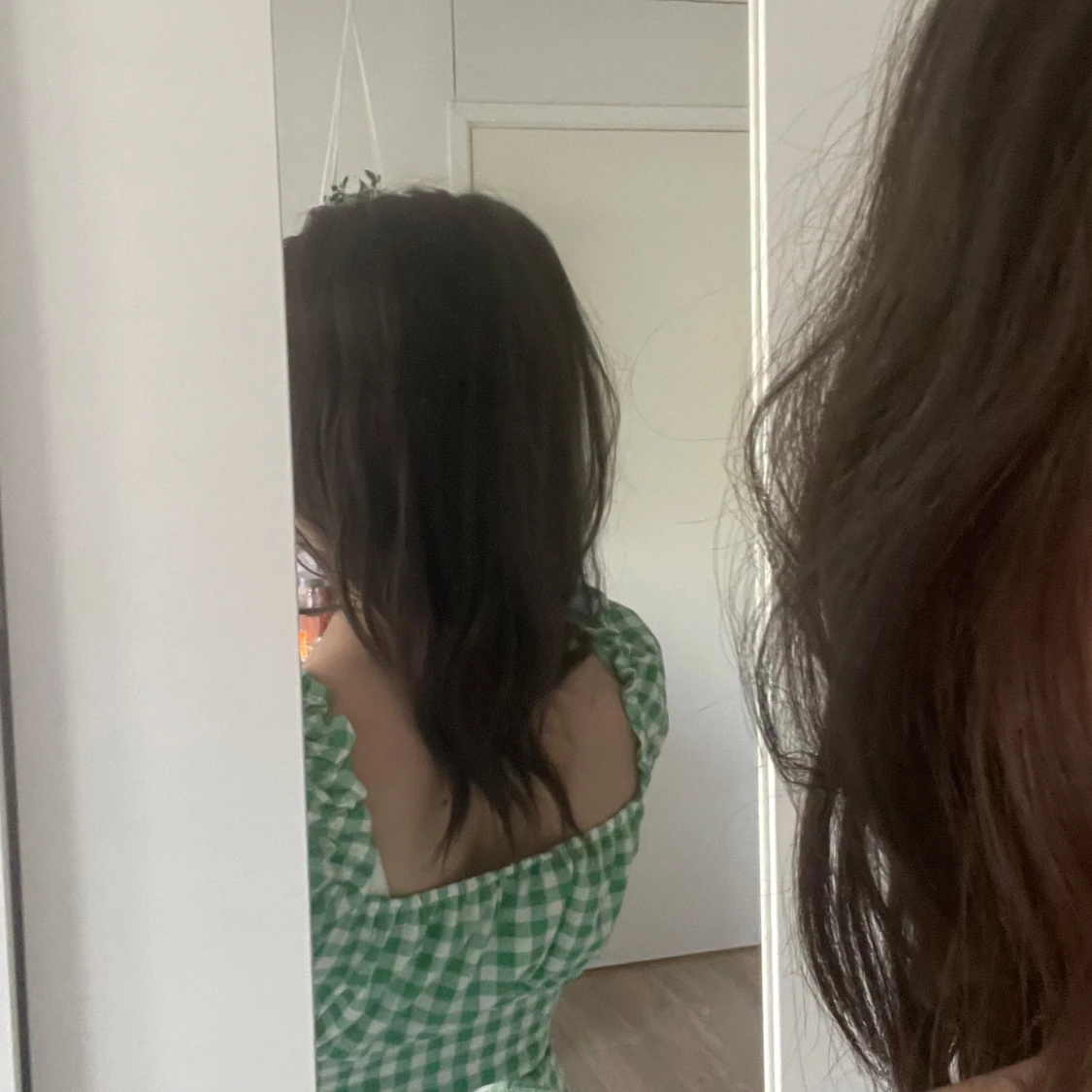 Rutig sommarklänning - 90