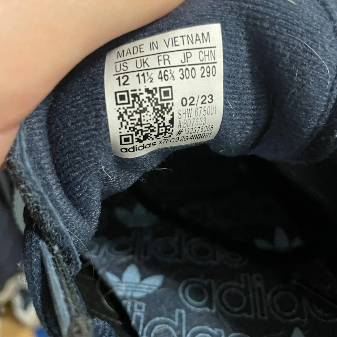 Adidas Spezial i mörkblå mocka - 4