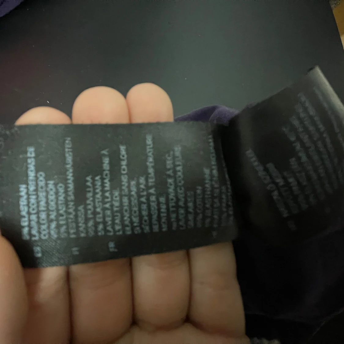 Lila långärmad topp - 91