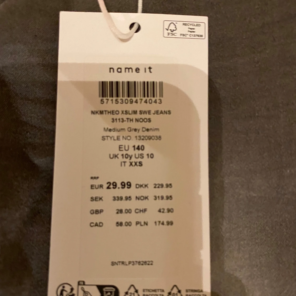 Grå jeans från Name It - 90