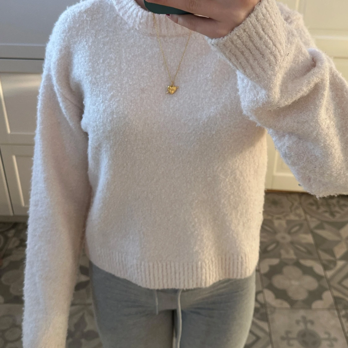 Ljusrosa mysig tröja från H&M - 90