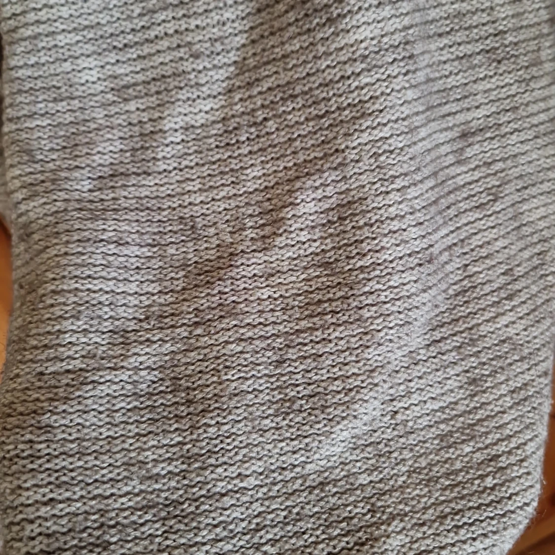 Grå stickad tröja - 90