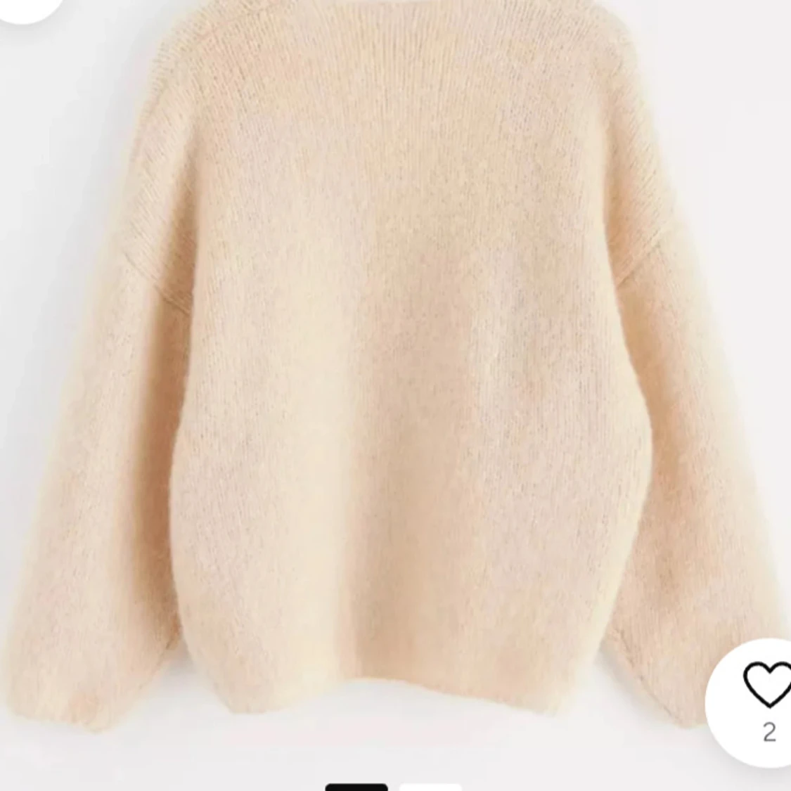 Beige stickad kofta från Lindex 💗 - 1